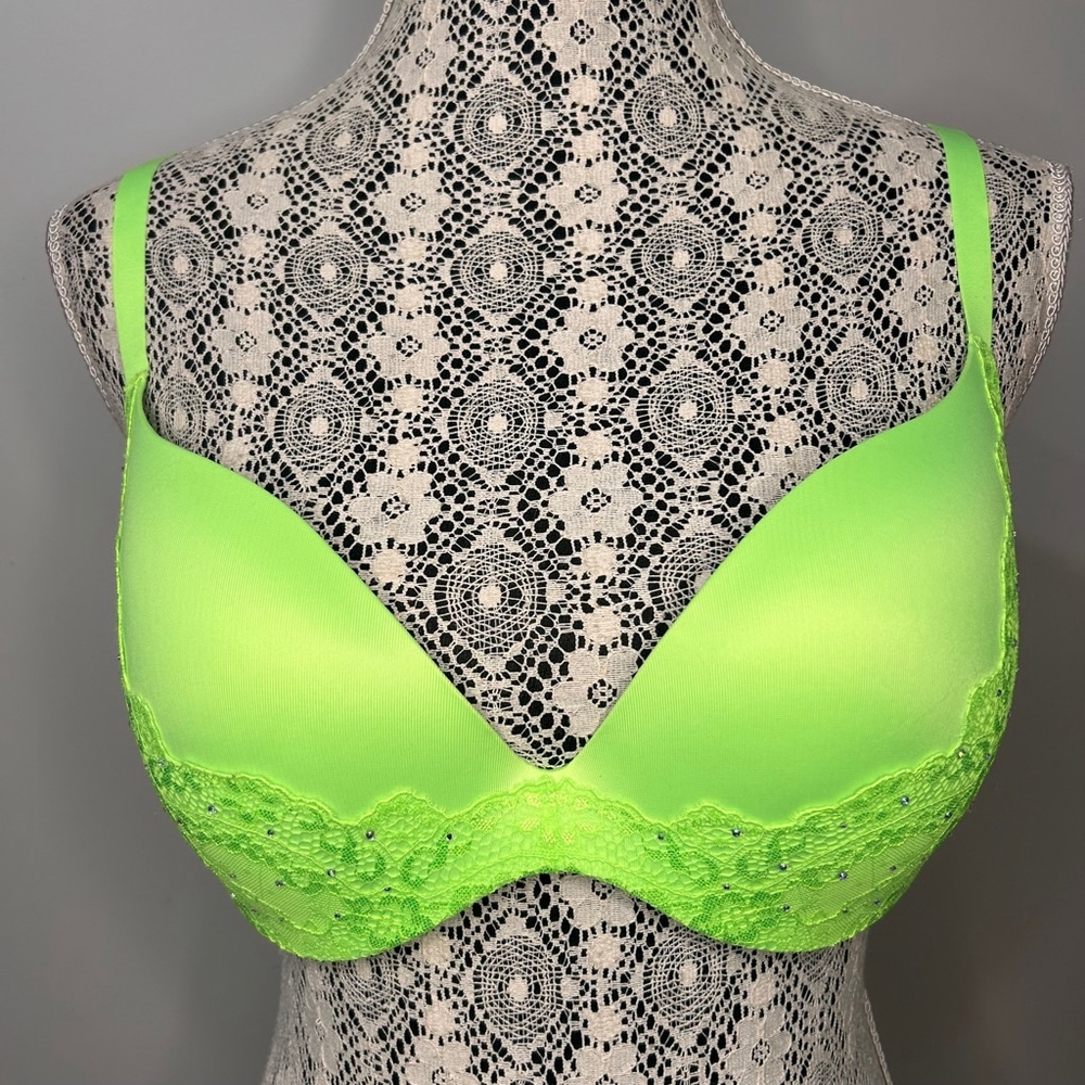 Women's La Senza Bra 34DD Lime Green